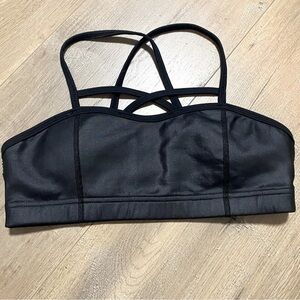 Tonic Active Faux Leather Sports Bra